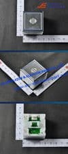 Red sand blasting pushbutton Step 200229656 Use For THYSSENKRUPP