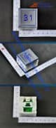 Blue sand blasting pushbutton Step 200129098
