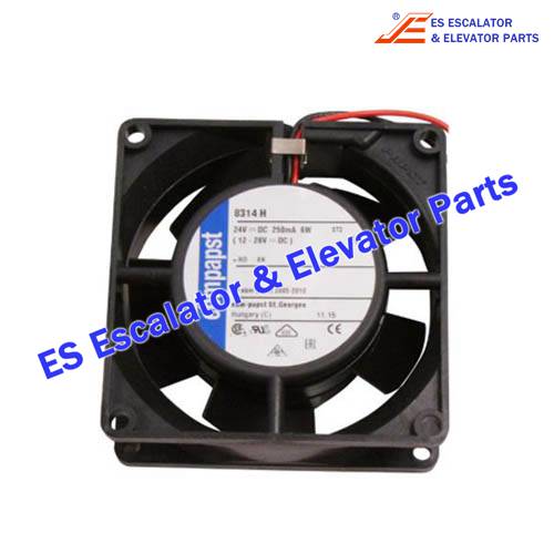 8314-H Elevator Fan Axial Twin Mounted 24V Use For OTIS