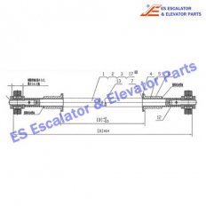 <b>S650B001 Escalator Step Chain</b>