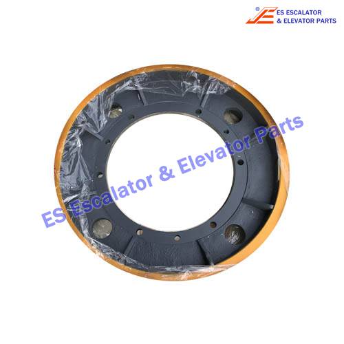 Elevator KM160048H02 TRACTION SHEAVE,D750 WIDTH 120,grooves: 7xD10 N1476 - 95º Use For KONE