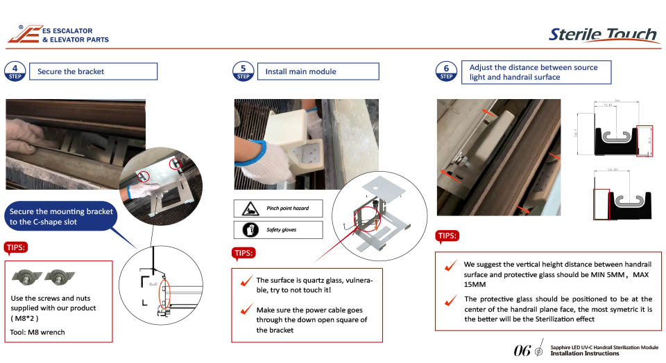 Sterile Touch- UVC Handrail Sterilization Installation Manual