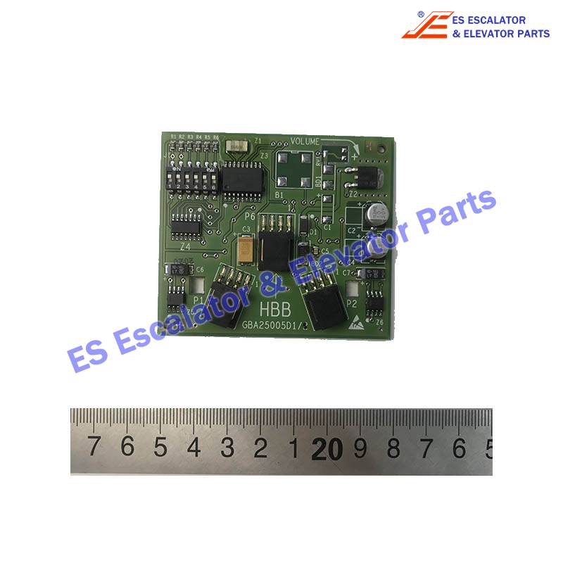 GBA25005D1 Elevator LOP HPI Pcb Main Board Hbb Use For Otis