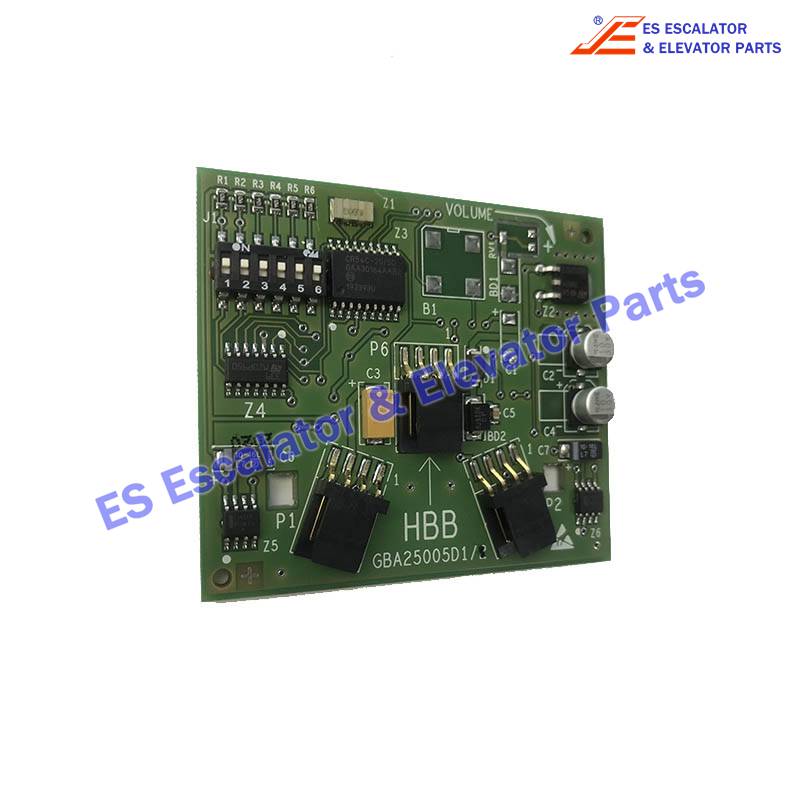 GBA25005D1 Elevator LOP HPI Pcb Main Board Hbb Use For Otis