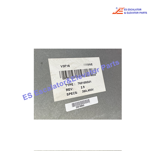 KM760100G01  Elevator V3F18 Drive Module  400V 38A V3F18 Use For Kone
