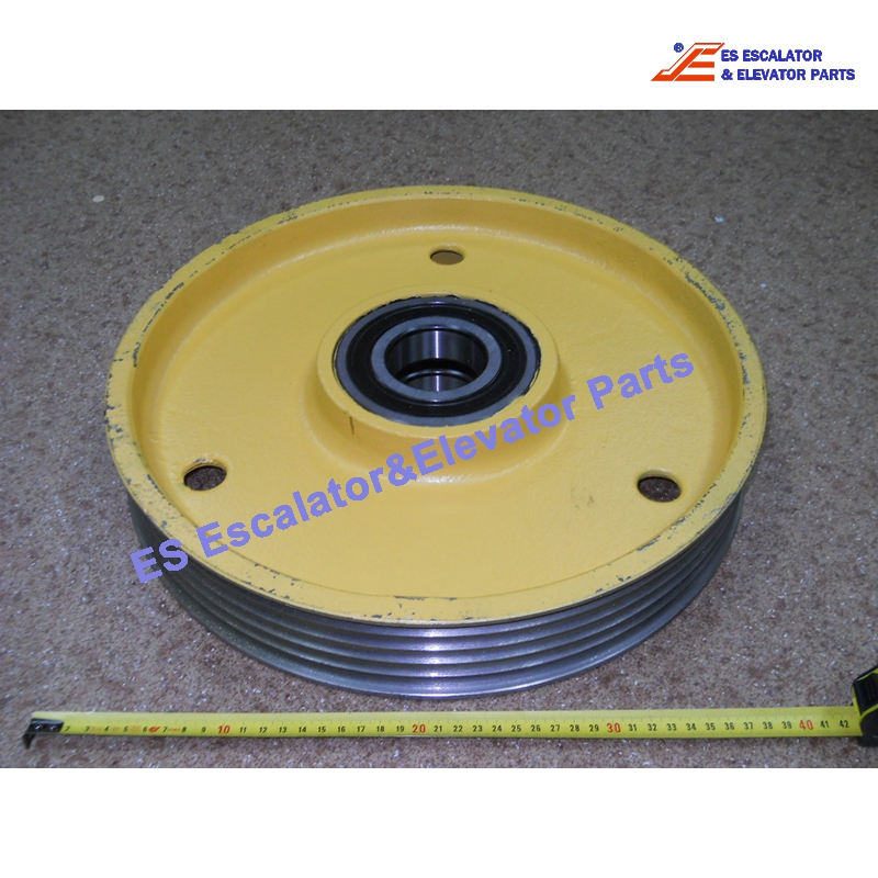 OtisCounterweight DeflectionPulley Elevator Counterweight Deflection Pulley 400х5х10mm width L=70mm For Shaft d=60mm With 2 Bearings Use For Otis