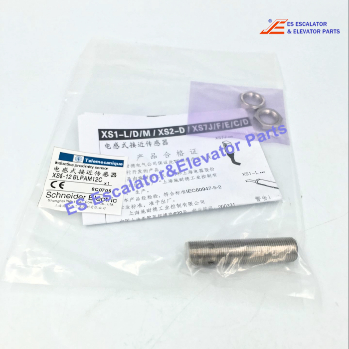 XS112BLPAM12C Elevator Schneider Inductive Sensor Inductive Proximity Sensors XS XS1 M12 L=55mm Brass Sn2mm 12-24 VDC M12 Use For Kone