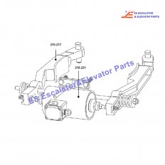 XAA20400E688 Escalator Freno