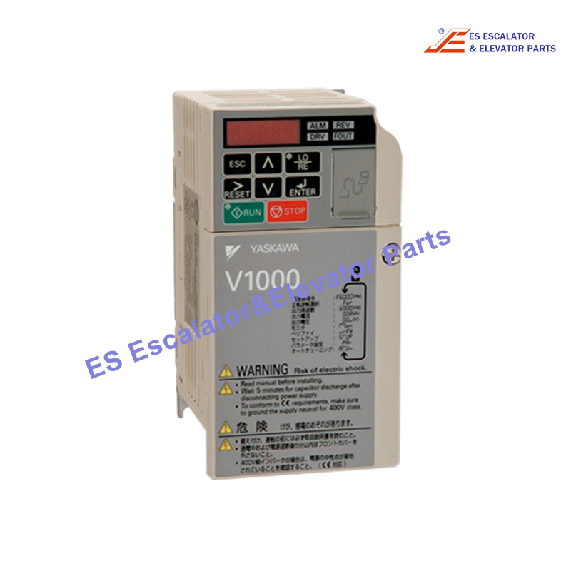 CIMR-VA2A0020JAB Elevator Inverter V1000 3.7KW 3 Phase 200V Use For Yaskawa
