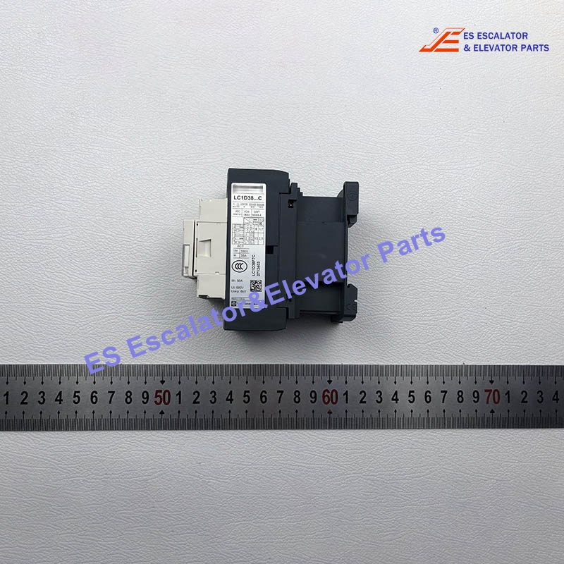 LC1D38F7C Elevator AC Contactor 3 Phase Coil Voltage: 110V Rated Current: 38A 50/60 Hz Use For Schneider