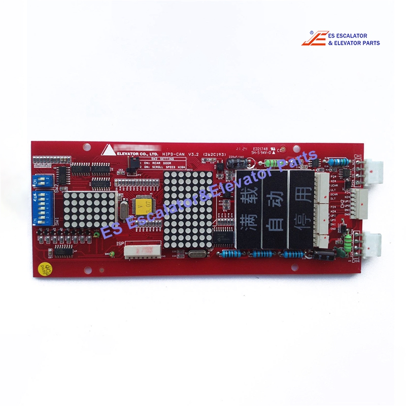 HIPD-CAN Elevator PCB Board Display Board V3.2 262c193 Use For Hyundai
