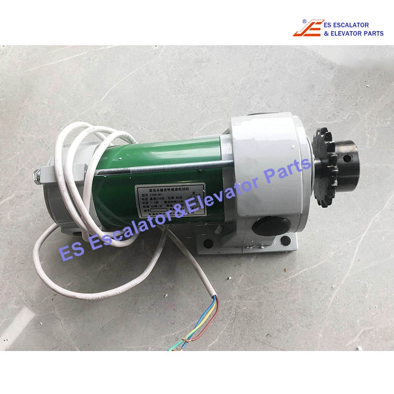 ZYGS-80 Elevator Magnet Gear Motor Power:80W Current:1.1A Voltage:DC110V Use For Otis