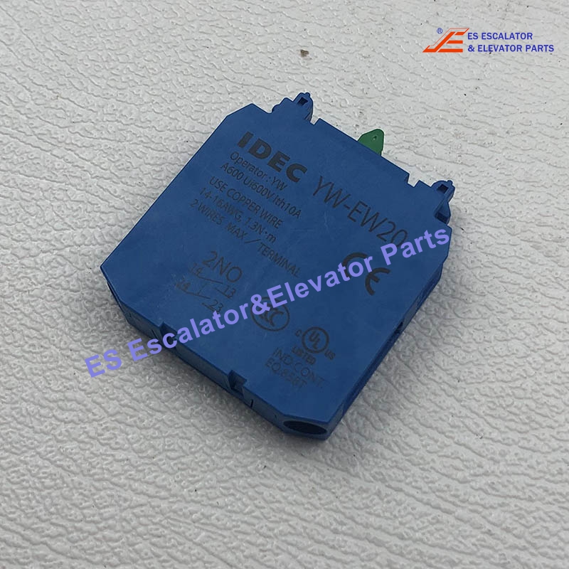 YW-EW20 Elevator Switch Contact Block Operator:YW A600 Ui:600V Ith:10A Use For Other