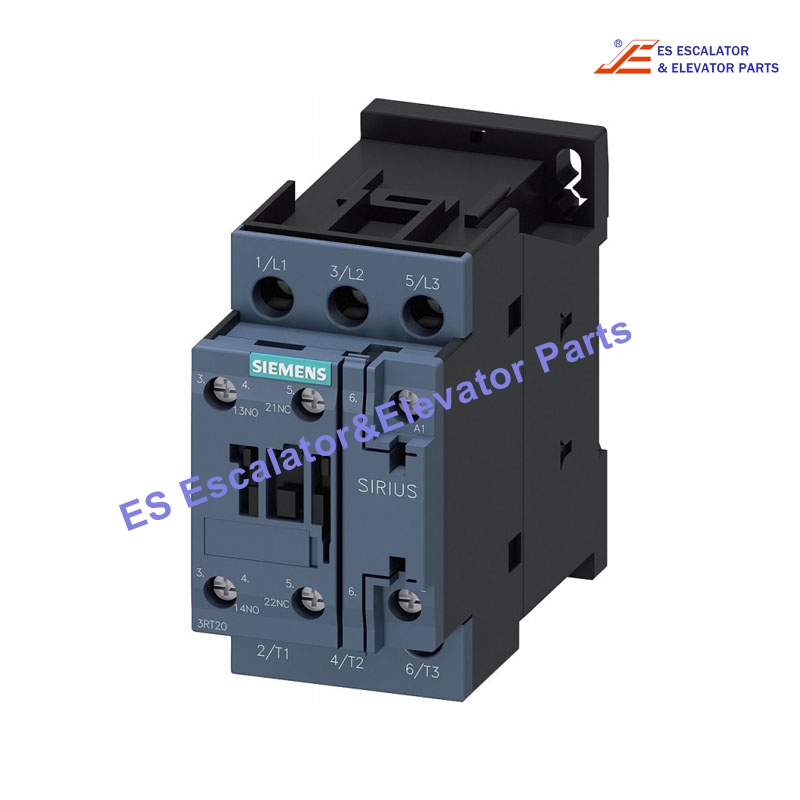 3RT2026-1AF00 Elevator Power Contactor AC-3 25A 11KW / 400V 1NO+1NC 110VAC 50Hz 3-Pole Size S0 Screw Terminal Use For Siemens