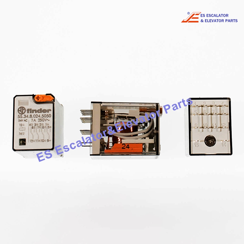 55.34.8.024.5050 Elevator Relay 7A 250VAC Use For Finder
