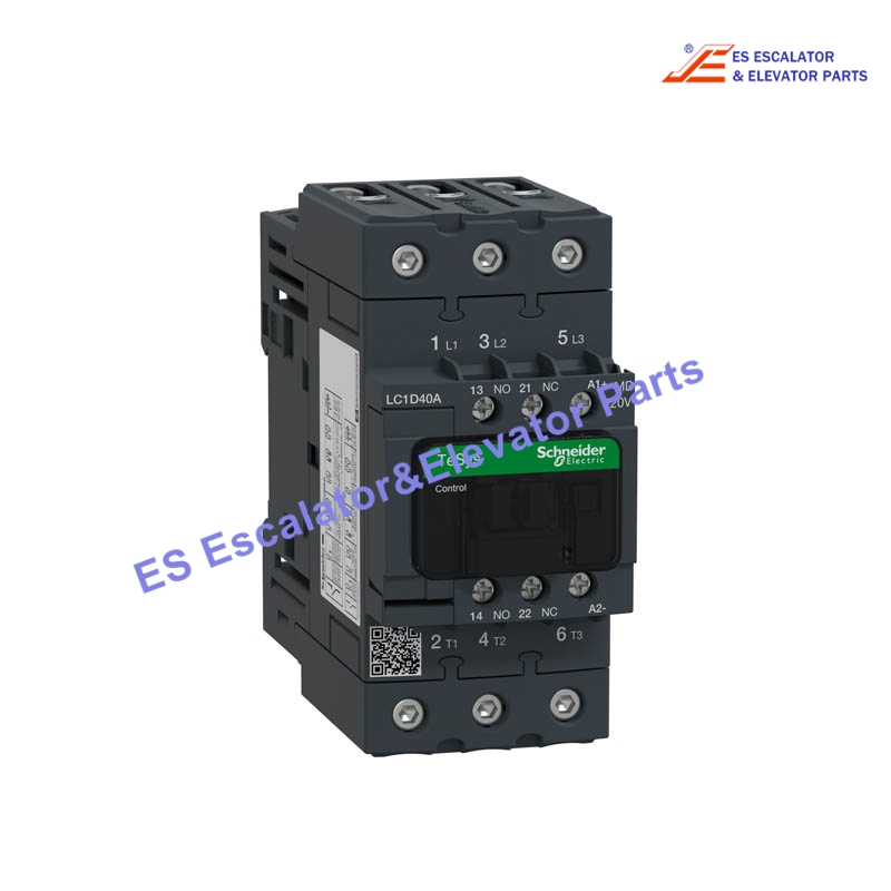 LC1D40AMD Elevator Contactor 3P(3 NO)-AC-3-<= 440 V 40 A -220 V DC standard coil Use For Schneider