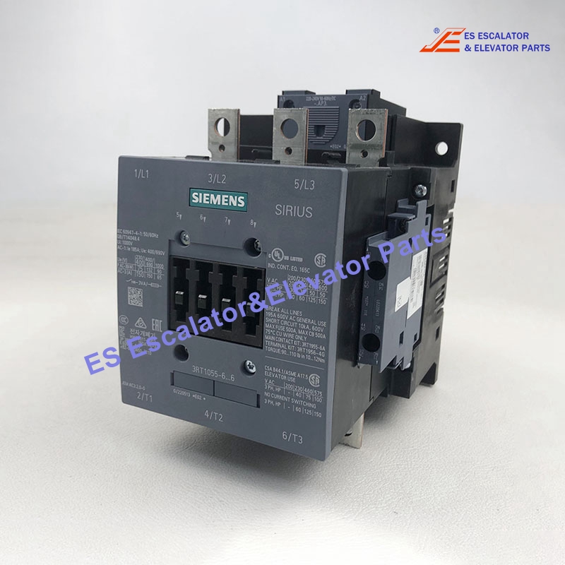 3RT1055-6AP36 Elevator Power Contactor AC-3 150A 75KW/400VAC 50-60Hz Use For Siemens