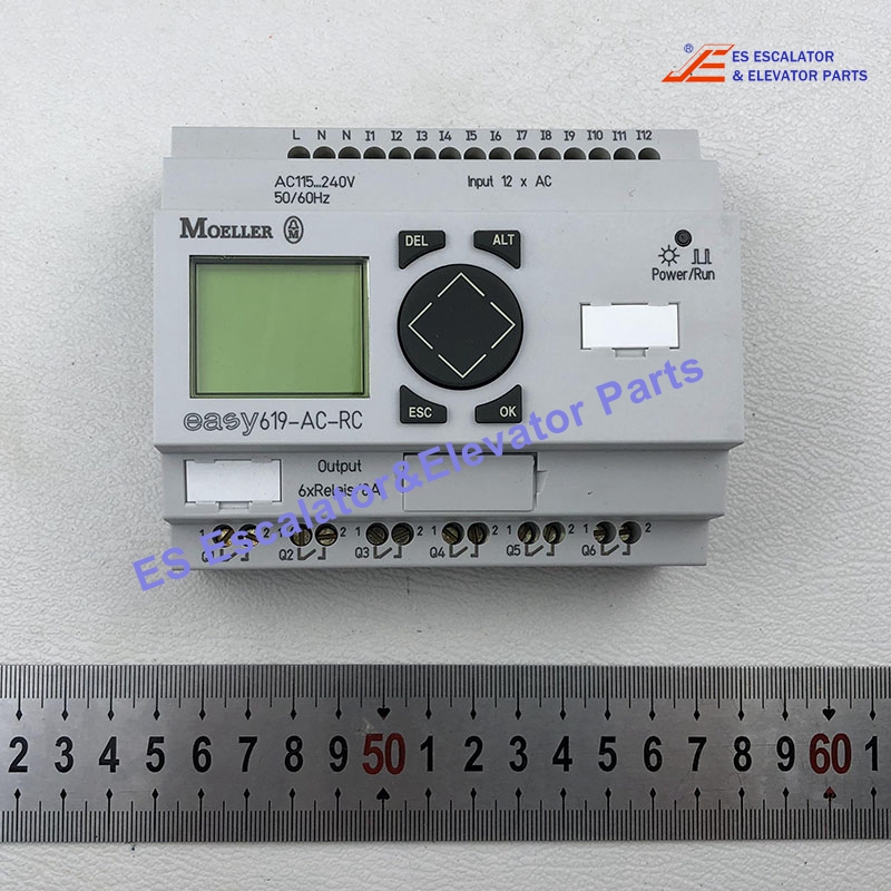 619-AC-RC Elevator Relay Supply Voltage:115/240 VAC Input:12xAC Output:6xRelais/A Use For Other
