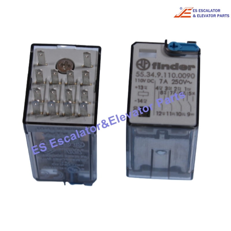 55.34.9.110.0090 Elevator Power Relay 4C/7A 110VDC Use For Finder